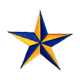 Ster Blauw Oranje