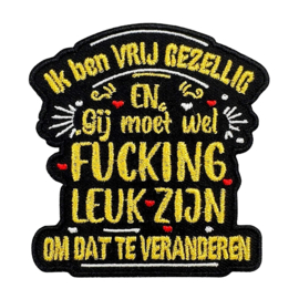Ik ben vrijgezellig