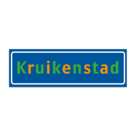Magneet Plaatsnaambord Kruikenstad