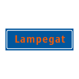 Magneet Plaatsnaambord Lampegat