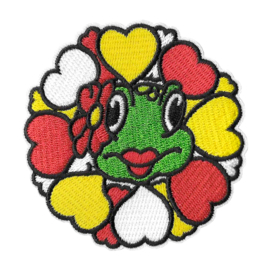Oetel met hartjes bloem klein