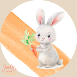 Sluitsticker – Konijn