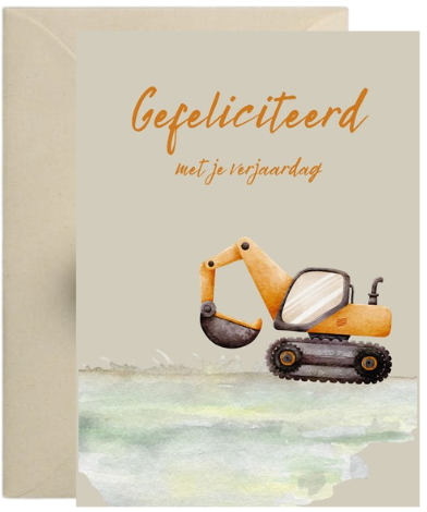 Kaart – Gefeliciteerd kraan