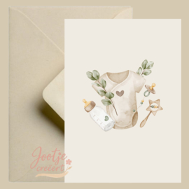 Kaart – Baby rompertje