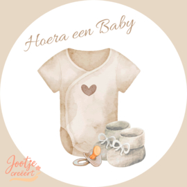 Sluitsticker – Hoera een Baby