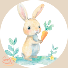 Sluitsticker – Konijn