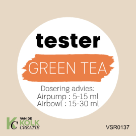 tester etiket | pure air |  green tea