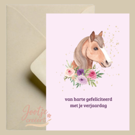 Kaart – Gefeliciteerd paard