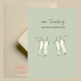 Kaart – Tweeling jongens