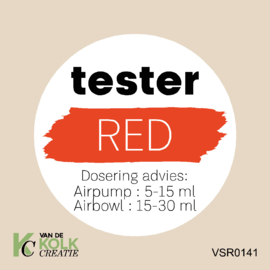 tester etiket | pure air |  red