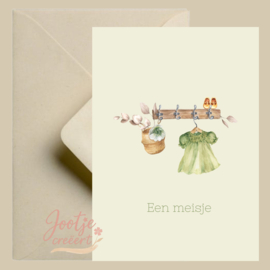 Kaart – Een meisje