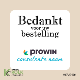 proWIN | Bedankt voor uw bestelling