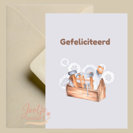 Kaart – Gefeliciteerd gereedschap