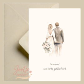 Kaart – Huwelijk stel