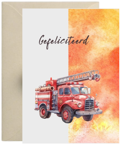 Kaart – Gefeliciteerd brandweer