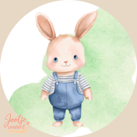 Sluitsticker – Konijn