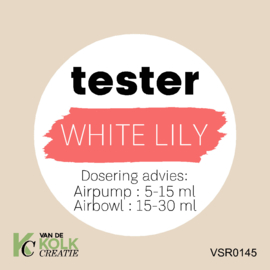 tester etiket | pure air |  white lily