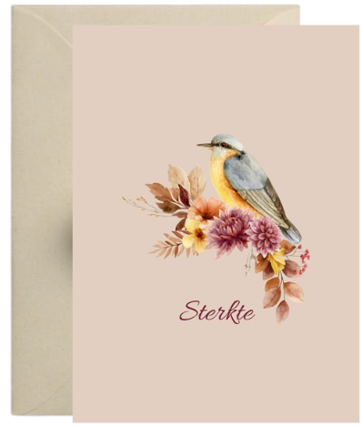 Kaart – Sterkte vogel