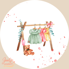 Sluitsticker – Een meisje