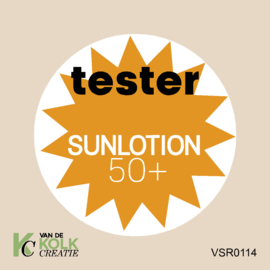 tester etiket | sunlotion