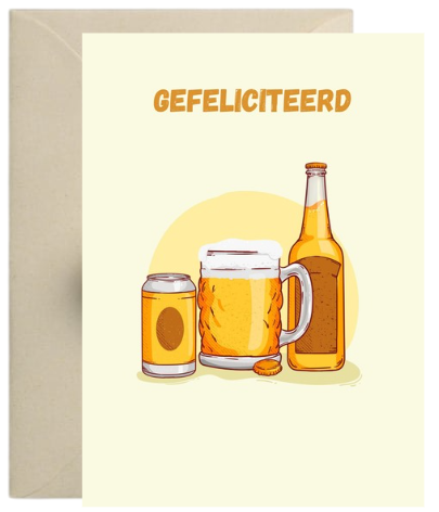 Kaart – Gefeliciteerd bier