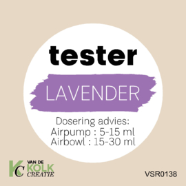 tester etiket | pure air |  lavender