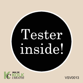 tester etiket | tester inside!