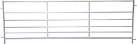 Hek 6 buizen 91 cm hoog, lengte vanaf 1,83 m