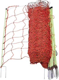 Tornado XL schrikdraadnet 90 cm hoog, met dubbele punt