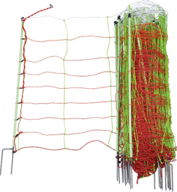 Tornado XL schrikdraadnet "combi" 90 cm hoog, met dubbele punt