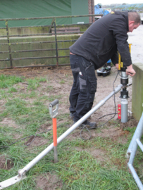 Hekwerk voor uitloop rundvee en kalveren