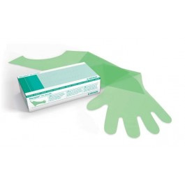 Baarmoederhand- schoen Braun soft met schouder protector