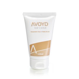 AVOYD Rub ‘n Scrub (125ml) - Scrub je weg naar een zijdezachte huid.