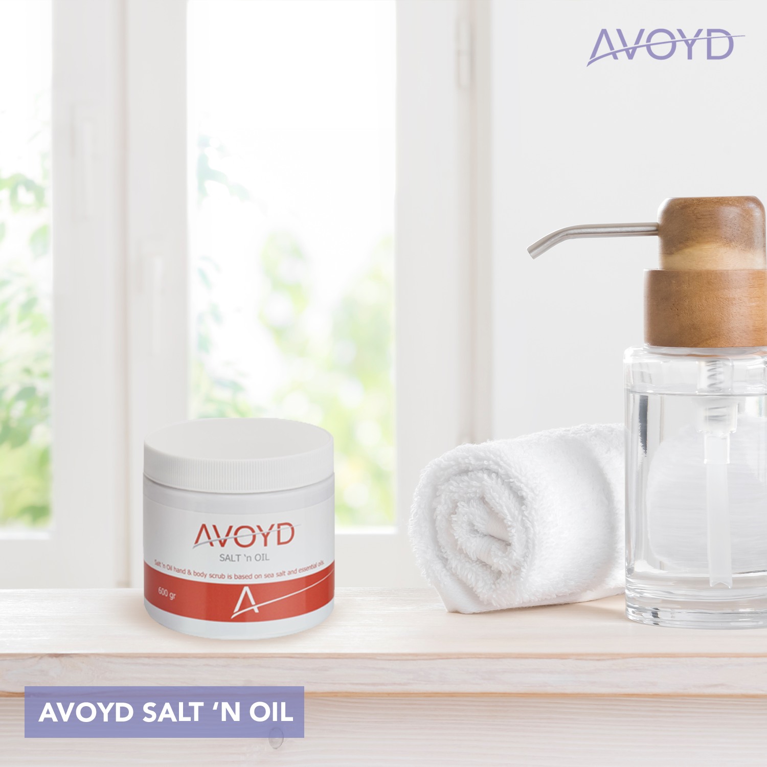 Avoyd Salt ‘n Oil Scrub (600gr)