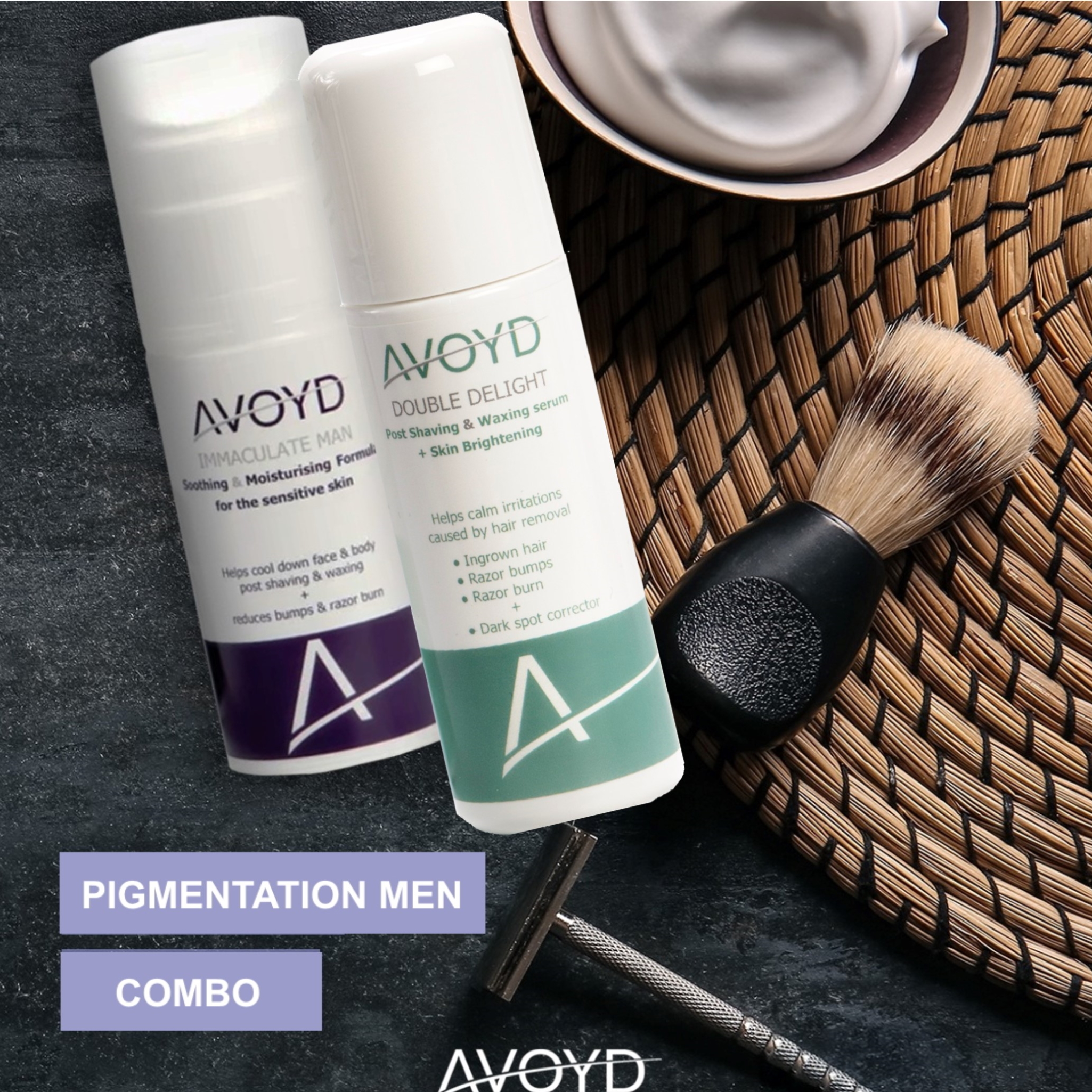 Pigmentation pakket man