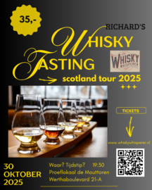 Whisky Tasting  30 oktober 2025