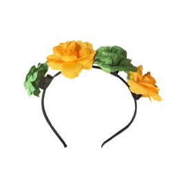 Haarband/diadeem met bloemen Kruikenstad