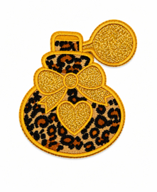 Parfumfles goud glitter