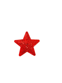 Pailletten Ster rood