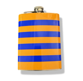 Veldfles oranje blauw