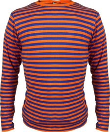 Dorus shirt blauw oranje unisex XS t/m XXXL