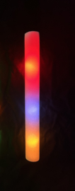 LED Foamstick rood, wit & geel
