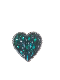 Decoratief hart groen