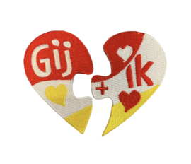 Gij + Ik puzzel hartje