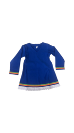 Kruikenstad kieljurk blauw mt 92/98 t/m 128/140