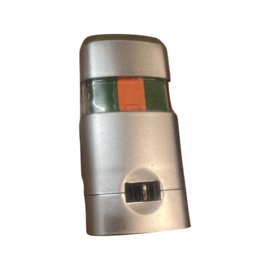 Schminkstift met brede strepen groen/oranje 8.5 gr (groot)
