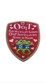 Schild Ooit zijn wij...