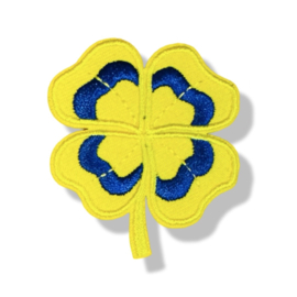 Klavertje Blauw/geel