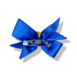Strikje klein Blauw/Geel