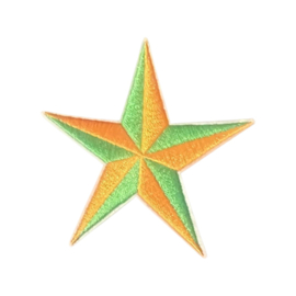 Ster groen & oranje